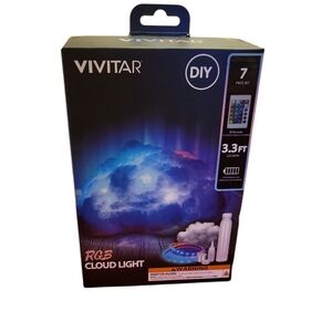 Vivitar RGB Cloud Light, DIY Project, Includes All Components, Remote Controls